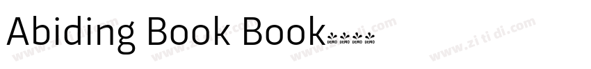 Abiding Book Book字体转换